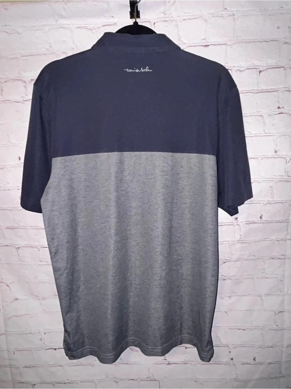 Travis Mathew Two-Tone Polo Shirt men’s size M - Picture 5 of 7
